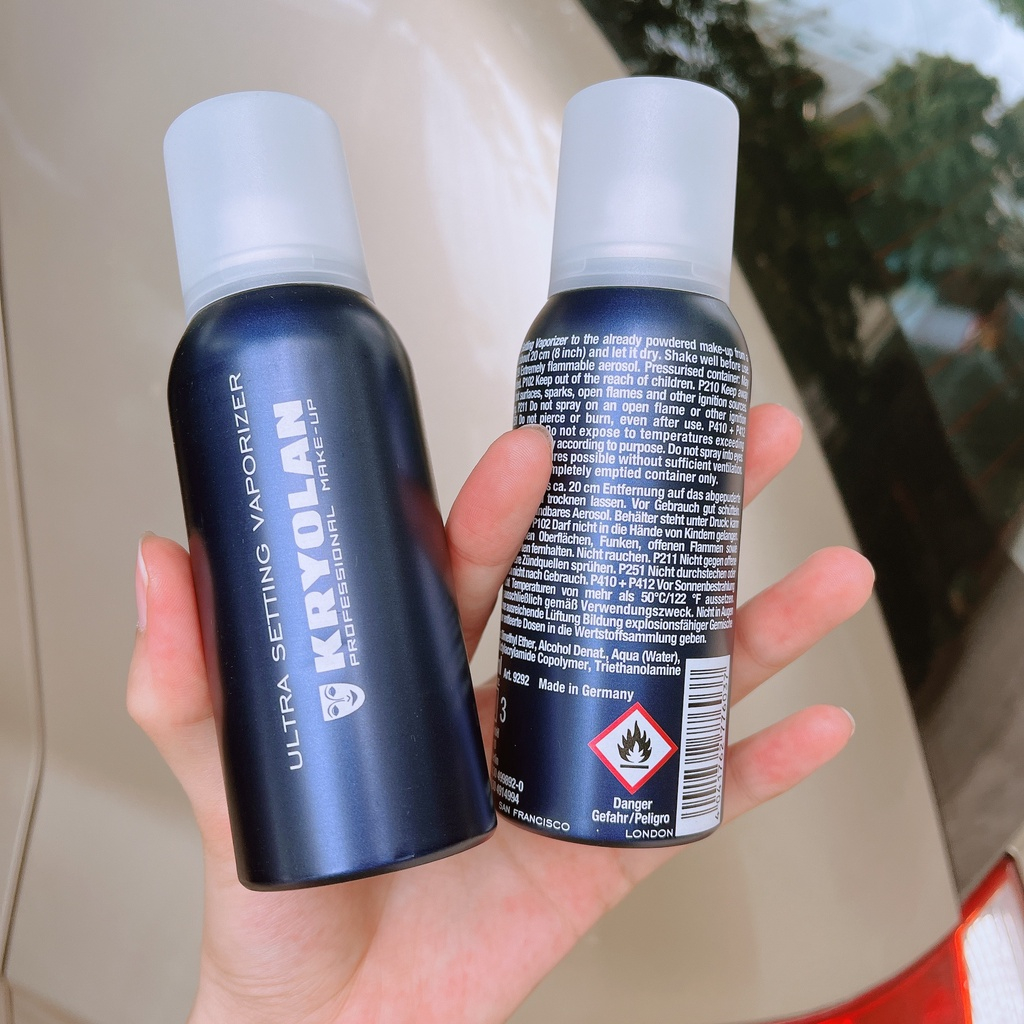 Xịt Khóa Nền Kryolan Hoàn Hảo Cho Lớp Makeup