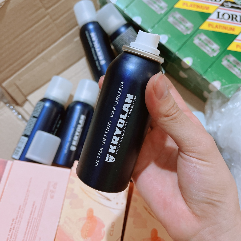 Xịt Khóa Nền Kryolan Hoàn Hảo Cho Lớp Makeup