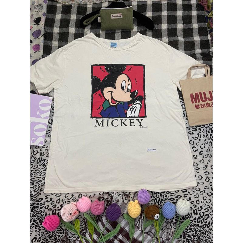 Áo Thun Chuột Mickey Hàn Quốc Big Size
