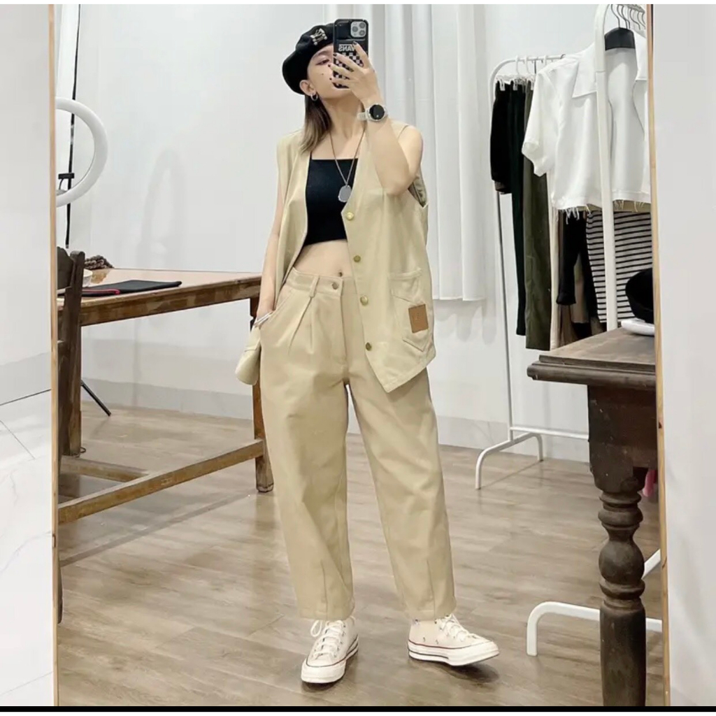 QUẦN BAGGY KAKI LEM