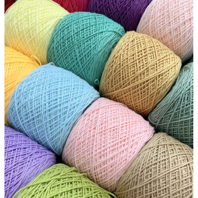 Sợi Cotton Việt Nam 1mm se tròn bóng đẹp hiệu cô gái màu 48-80
