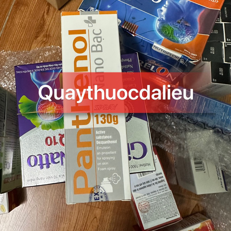 XỊT BỎNG PANTHENOL NANO BẠC (130gr)