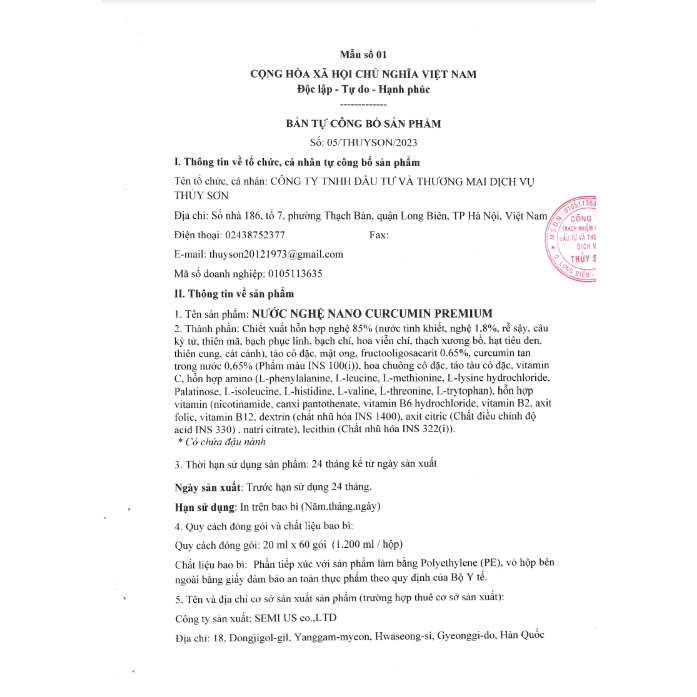 Full hộp 60 gói nghệ MasilRaon Nano Curcumin Premium