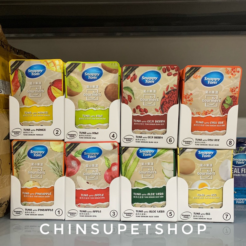 Pate Snappy Tom Trái Cây dành cho Mèo gói 70gr - Pate SnappyTom Gourment