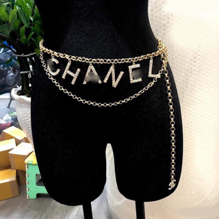 Đai váy,belt xích chanl đính đá