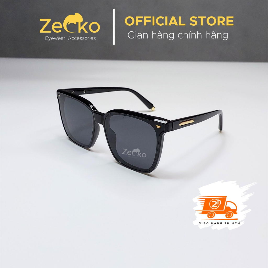 Kính mát nam nữ thời trang Zecko SGP17 tròng kính râm phân cực chống tia UV chống chói loá