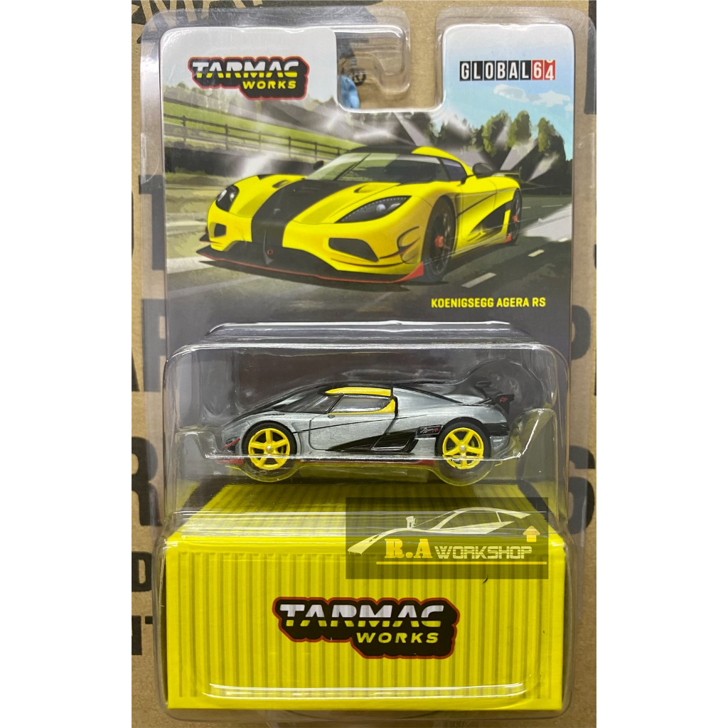 Mẫu xe Tarmac Works CHASE -  KOENIGSEGG AGERA RS ( Bản Chase hiếm // Full card)