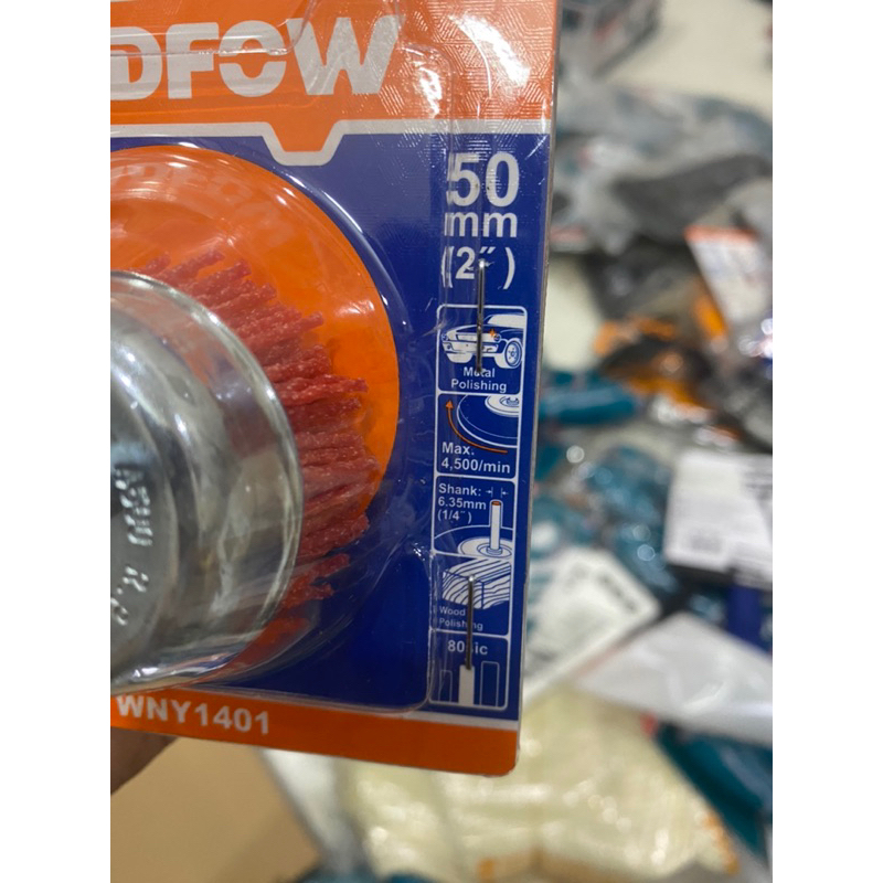 Chén cước ny lông 50mm cốt 6mm WADFOW WNY1401