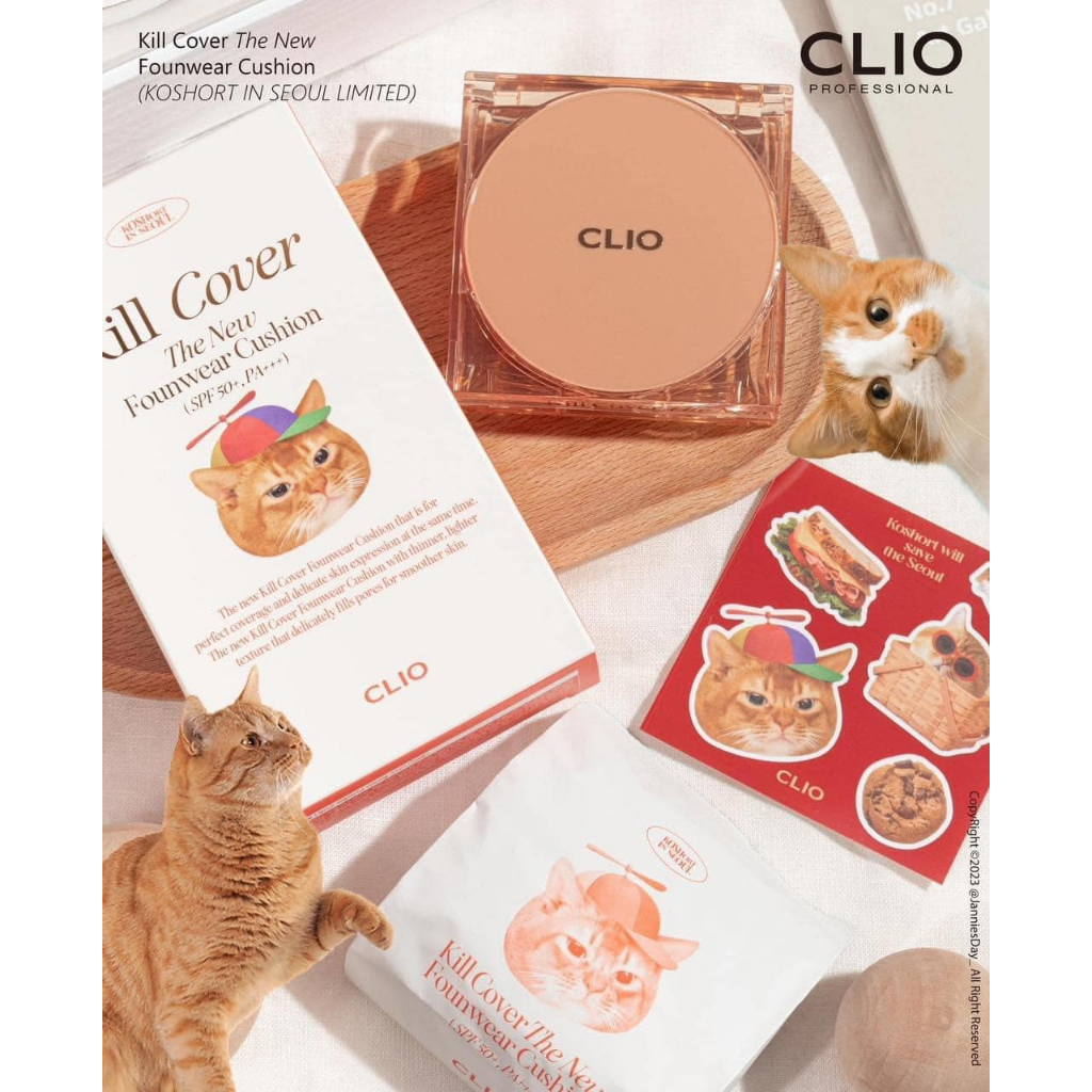Phiên Bản Giới Hạn Clio _Koshort in Seoul Edition - KILL COVER THE NEW FOUNWEAR CUSHION