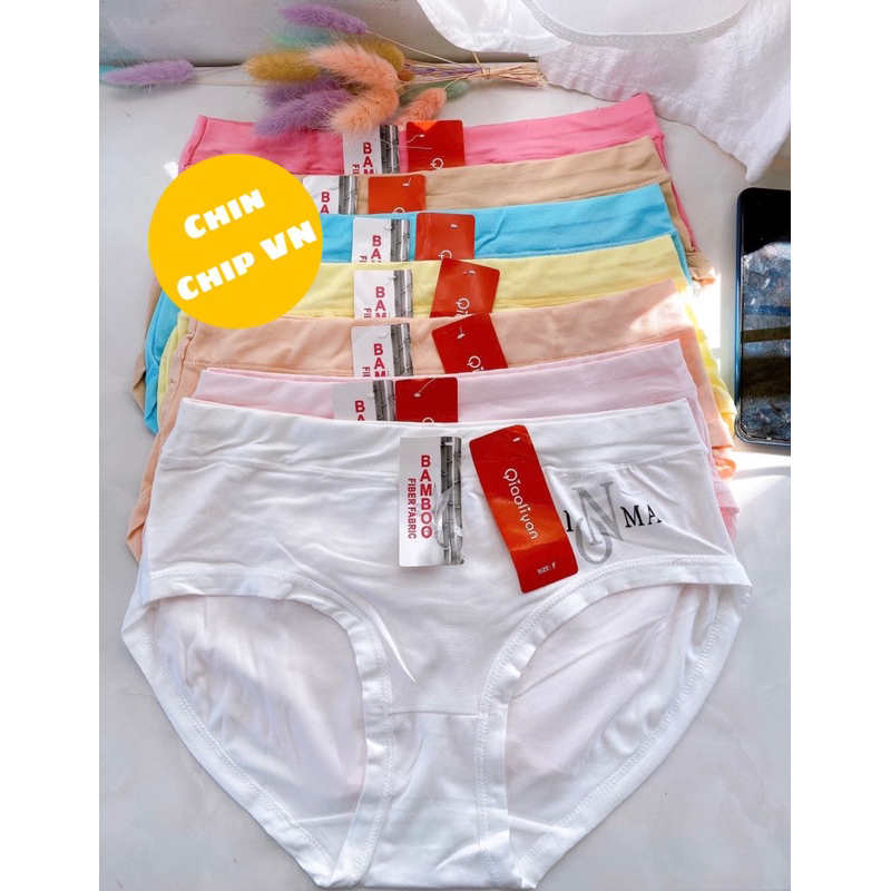 Quần lót nữ bigsize bikini cotton Thái Lan 50-70 kg kháng khuẩn khử mùi quần chip xì nữ thun lạnh quần lót nữ đúc su