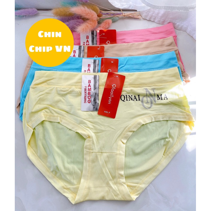 Quần lót nữ bigsize bikini cotton Thái Lan 50-70 kg kháng khuẩn khử mùi quần chip xì nữ thun lạnh quần lót nữ đúc su