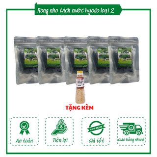 Rong nho tách nước kèm sốt mè rang kyodo trang phạm loại 2 combo 5 gói chất lượng tốt.