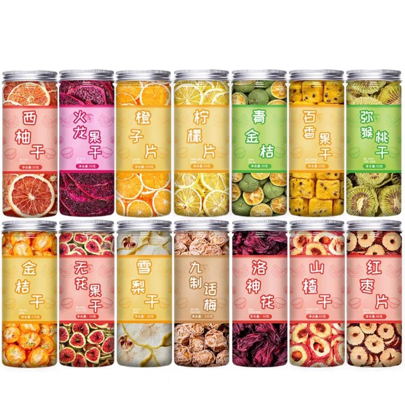 Tổng hợp các loại trái cây sấy khô dùng pha trà detox cơ thể,đẹp da