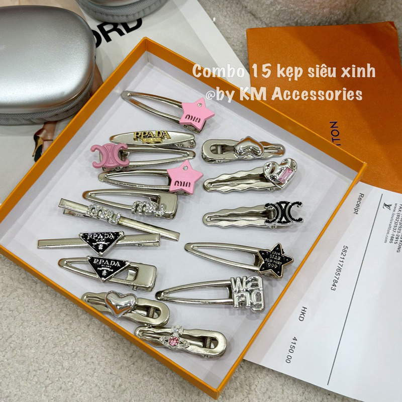 Sét kẹp tóc 15 kẹp