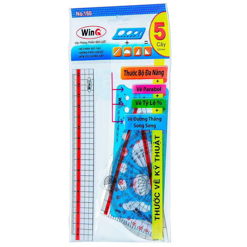 THƯỚC BỘ DẺO 5 CÂY WIN
