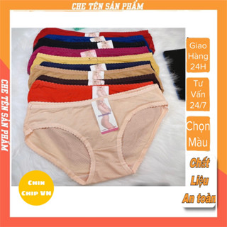  Quần lót nữ cotton thông hơi từ 45 tới 65kg và 191xxl  siêu co giãn thoáng mát điều hòa cao cấp 88562 