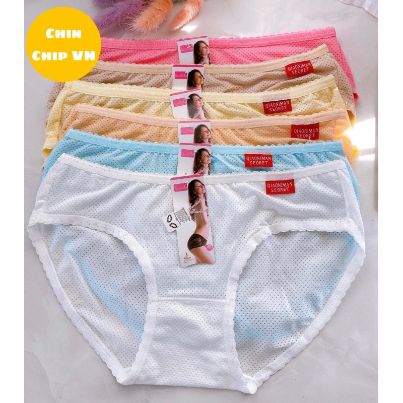 Quần lót nữ cotton thông hơi từ 45 tới 70kg 191Xl và 191xxl  siêu co giãn thoáng mát điều hòa cao cấp 88562