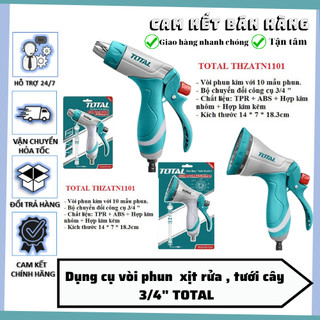Vòi phun xịt rửa , tưới cây 3/4" total thzatn1101 , thzatn1031 phun nước cho việc tưới sân vườn, tưới tiêu nông nghiệp