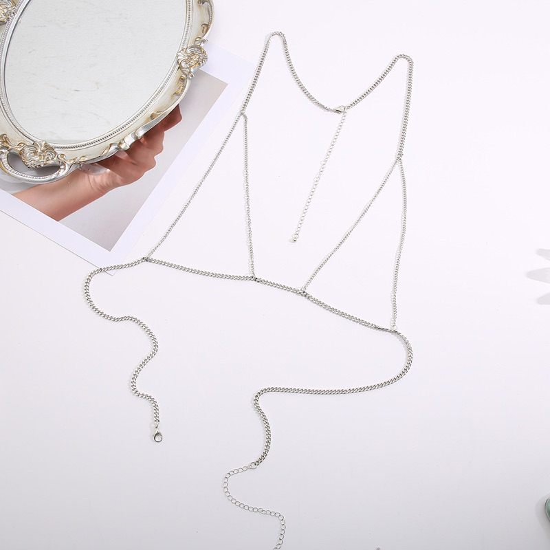 Chuỗi đeo dây cơ thể trang trí áo ngực đính đá quyến rũ thời trang cho nữ angel.house