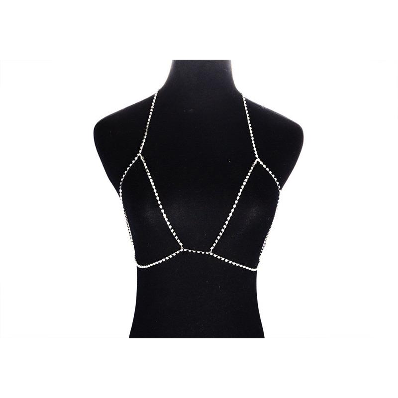 Chuỗi đeo dây cơ thể trang trí áo ngực đính đá quyến rũ thời trang cho nữ angel.house