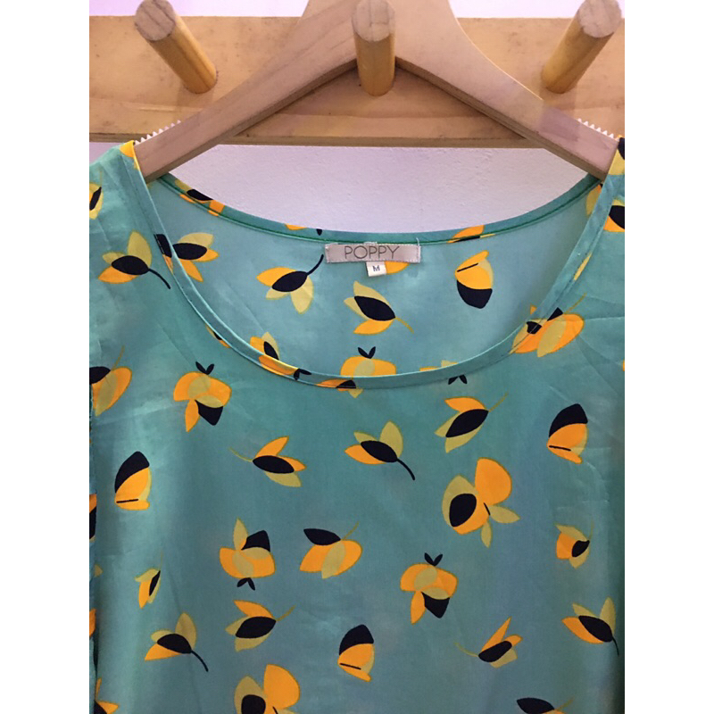Áo voan tay bồng xinh tươi size M