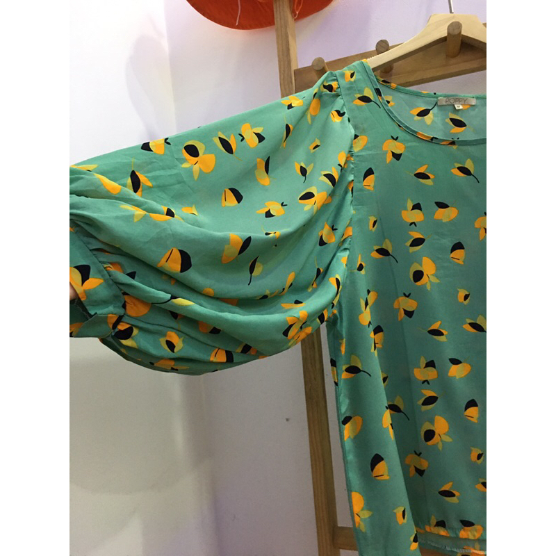 Áo voan tay bồng xinh tươi size M