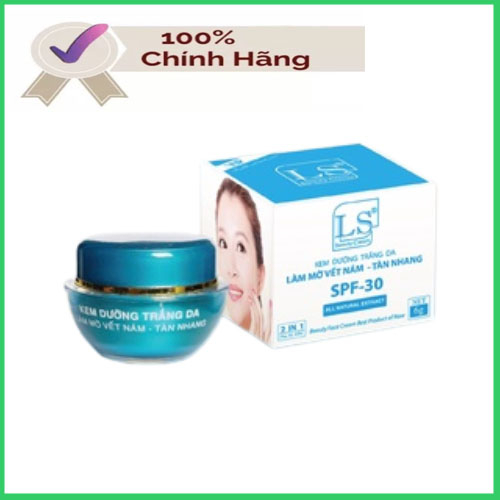Kem Dưỡng Trắng Da Ngừa Nám Tàn Nhang Đồi Mồi Da LS 6g