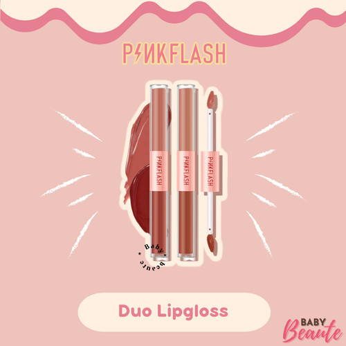 Son kem tint lì hai đầu PINKFLASH sắc tố cao lâu trôi 2 trong 1 30g