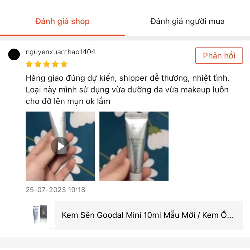 Kem Sên Goodal Mini 10ml Mẫu Mới / Kem Ốc Sên