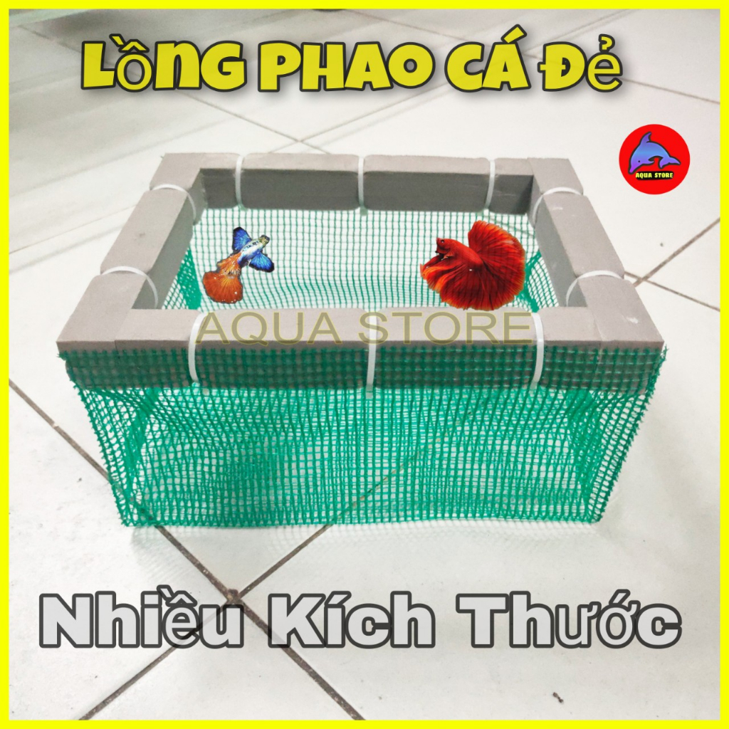 Lồng đẻ Cá Cảnh , bảo vệ cá con có phao nổi chắc chắn