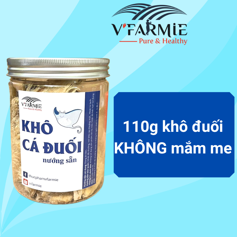 Khô cá đuối mắm me loại 1 mềm, thịt cá dày, thơm ngon