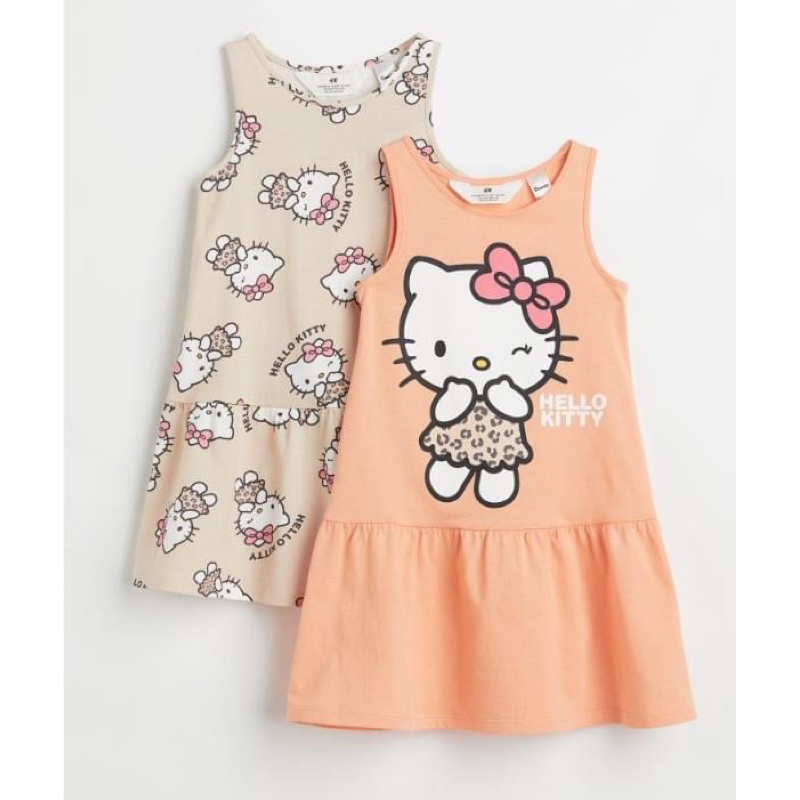 Set 2 váy Hm Aut | SĂN SALE HM JAPAN | Sz 18/24m đến 6/8y