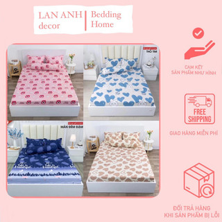 Ga trải giường 1m6x2m bọc đệm cotton poly bốn mùa đủ size