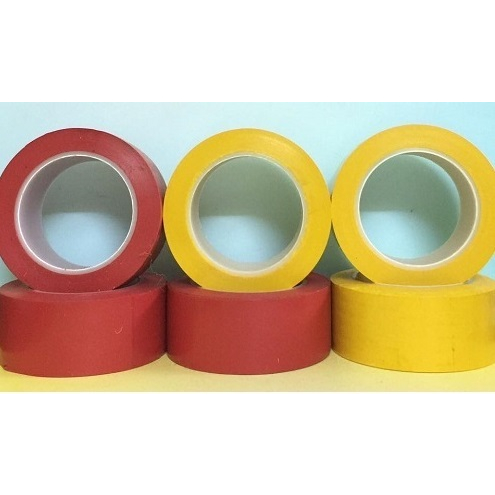 BĂNG KEO DÁN NỀN NHÀ XƯỞNG VÀNG TRƠN 33M *48MM