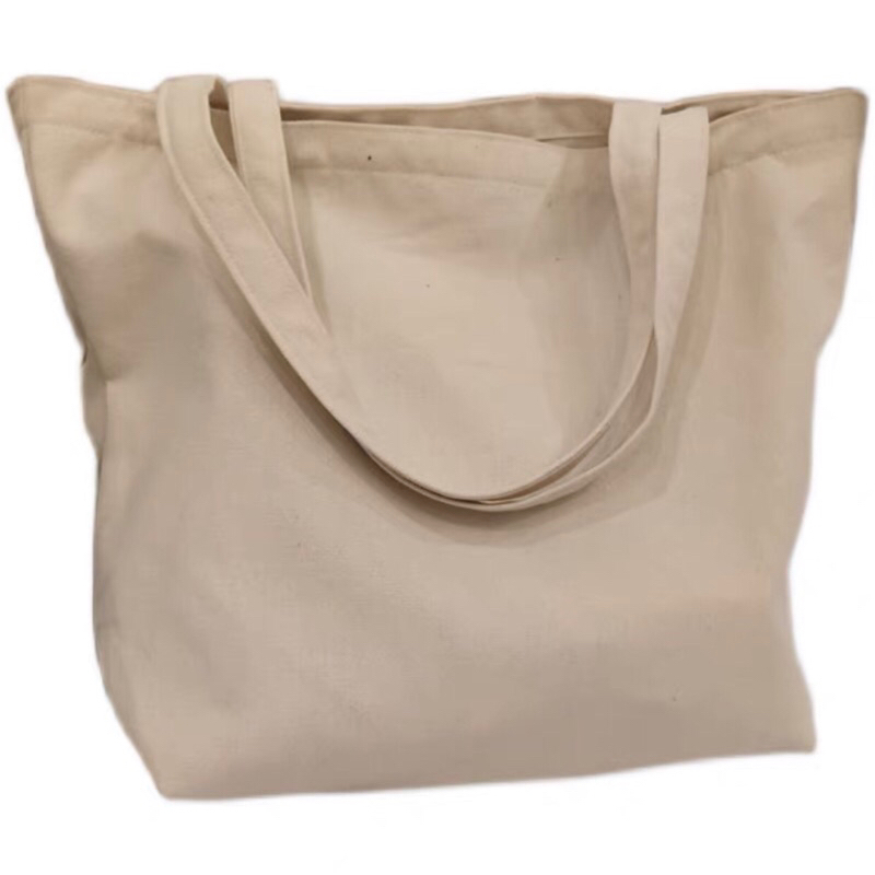 Túi totte vải canvas trơn trắng