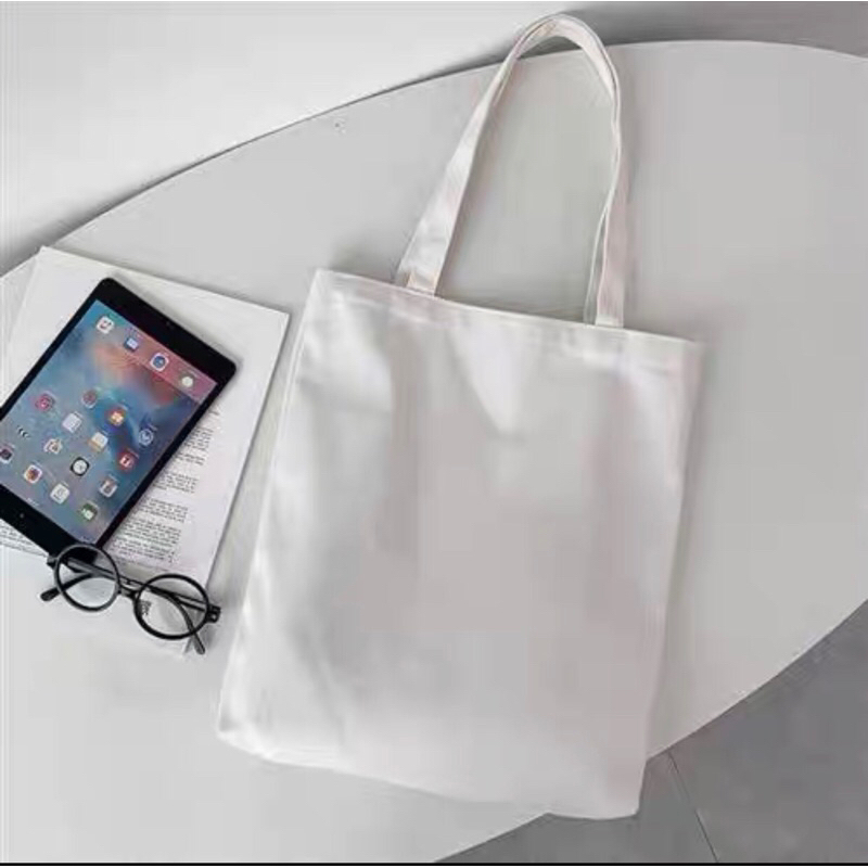 Túi totte vải canvas trơn trắng