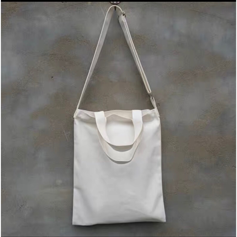 Túi totte vải canvas trơn trắng
