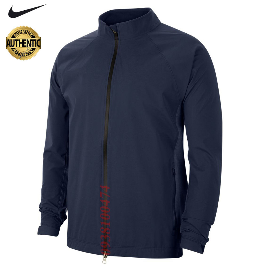 Áo khoác nam Nike chính hãng màu xanh 2 lớp dòng Nike Golf chống thấm nước tốt