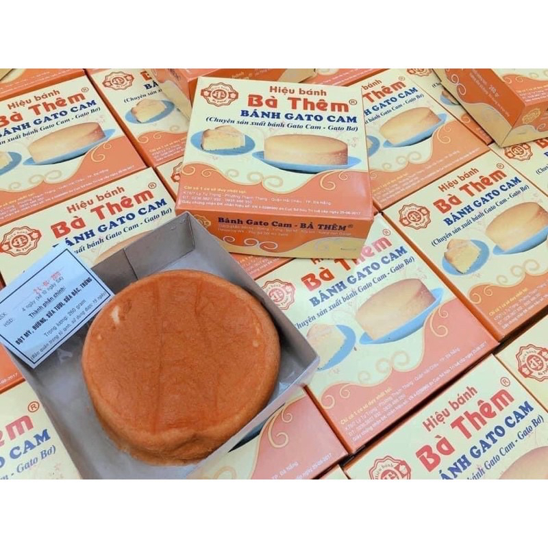 Bánh gato cam bà Thêm