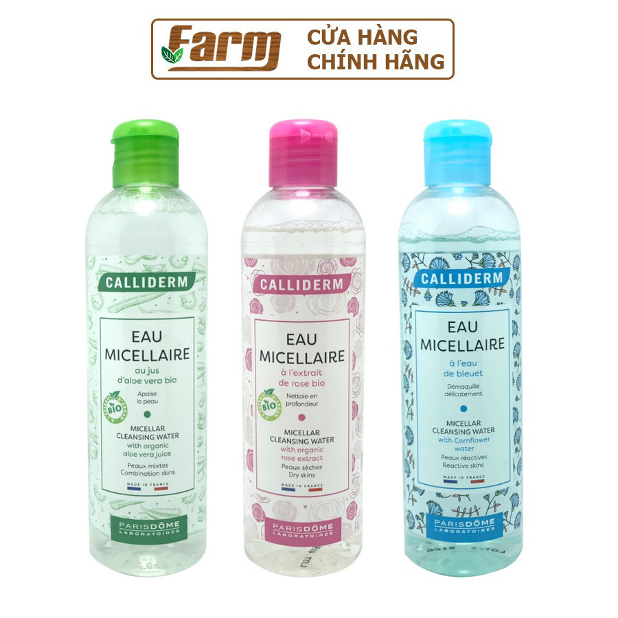 Nước Tẩy Trang 3 in 1 Calliderm Micellar 250ml