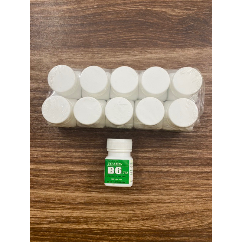 Vitamin B6 lọ 100 viên - cải thiện thiếu B6 và tăng cường miễn dịch cho cơ thể