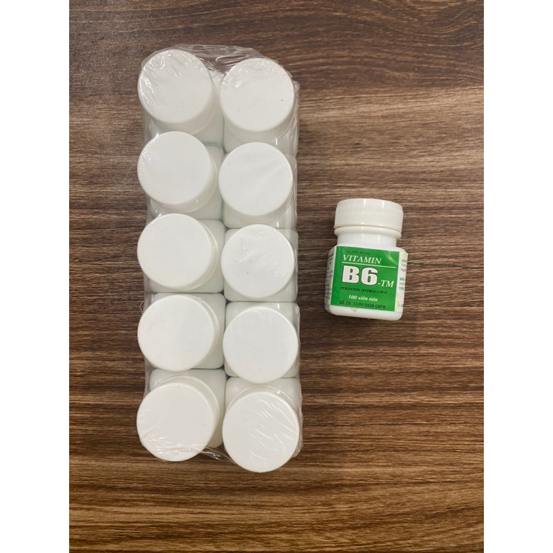 Vitamin B6 lọ 100 viên - cải thiện thiếu B6 và tăng cường miễn dịch cho cơ thể