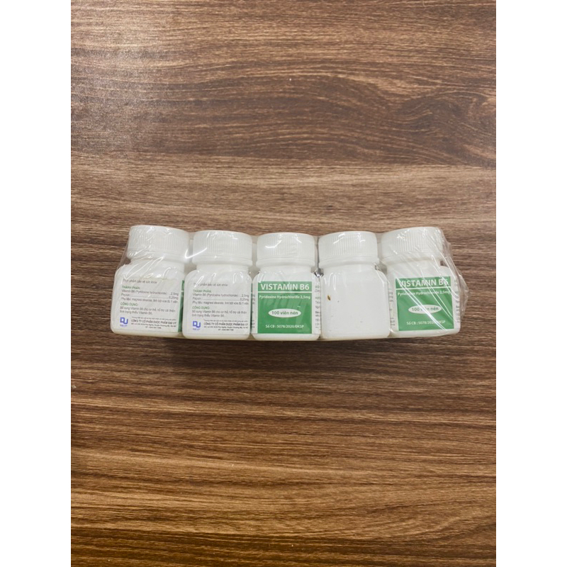 Vitamin B6 lọ 100 viên - cải thiện thiếu B6 và tăng cường miễn dịch cho cơ thể