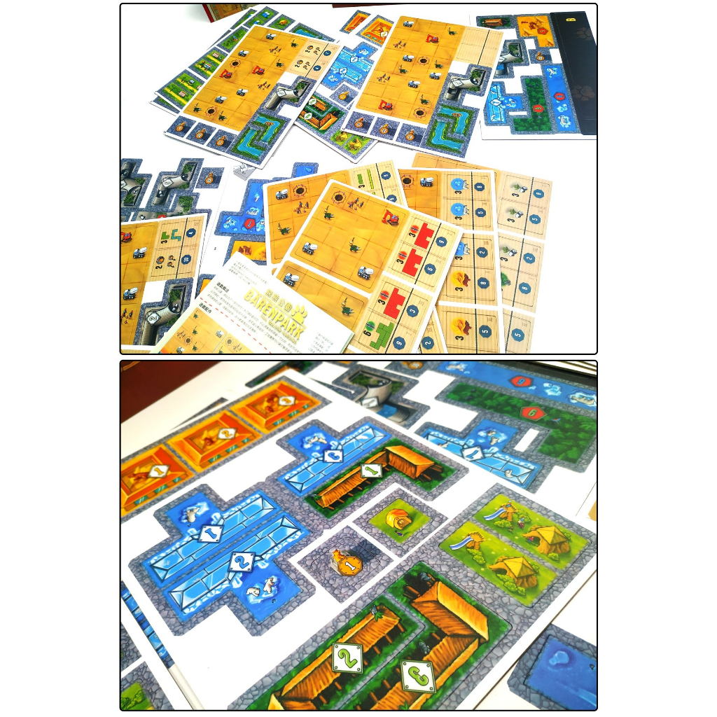 Barenpark - boardgame lắp mảnh xây dựng sở thú BAREN PARK