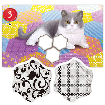 CALICO bản mới Boardgame lắp ghép thảm cho mèo