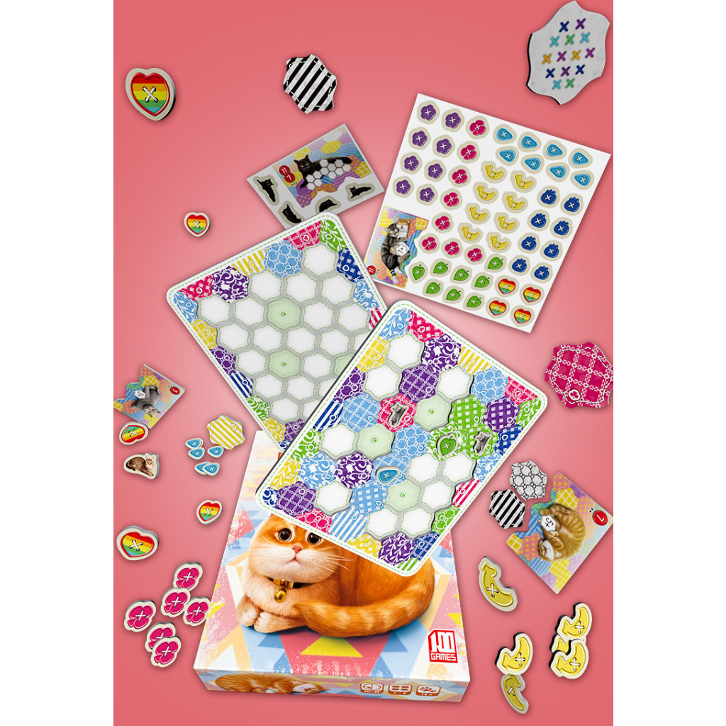 CALICO bản mới Boardgame lắp ghép thảm cho mèo