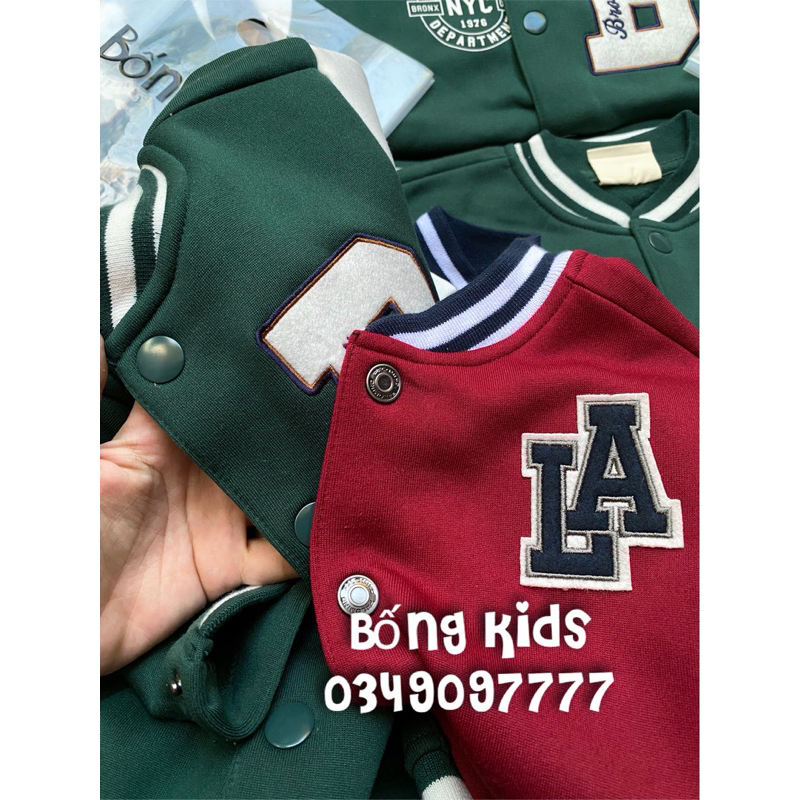 Áo Bomber Bé Trai Thêu Logo Ngực Palomino C&A