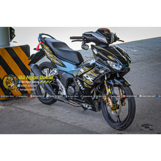 TEM LỬA RSX DÁN XE WINNER X V3 MÀU ĐEN