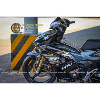 TEM LỬA RSX DÁN XE WINNER X V3 MÀU ĐEN