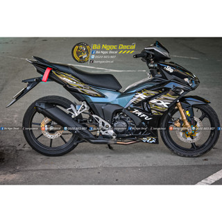 TEM LỬA RSX DÁN XE WINNER X V3 MÀU ĐEN